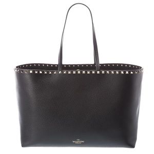 Valentino Rockstud Large Leather Tote New